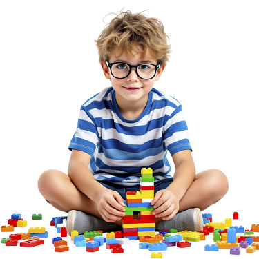 کودک در حال استفاده از اپلیکیشن کیدوو برای یادگیری و بازی